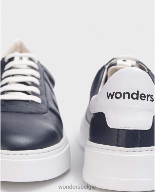 marino schoenen 6X06D358 marino leren sneakers met reliëf Heren Wonders