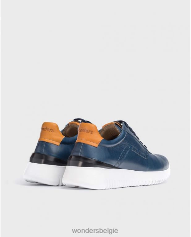 marino schoenen 6X06D359 marino sneaker van geperforeerd leer Heren Wonders