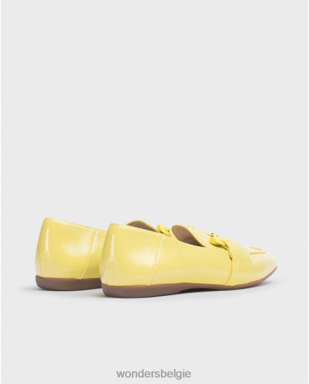 lima schoenen 6X06D175 lima limoengroene franny balletpomp vrouwen Wonders