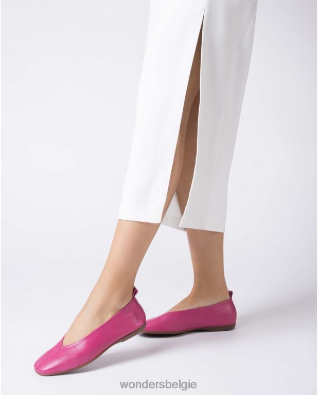 orchidee schoenen 6X06D106 orchidee roze pepa balletpomp vrouwen Wonders