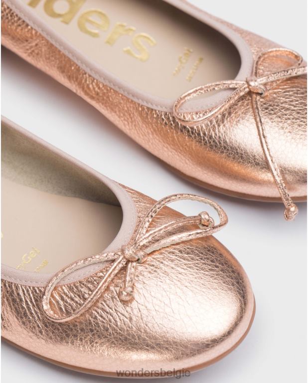 ram schoenen 6X06D126 rame roze bo balletpomp vrouwen Wonders