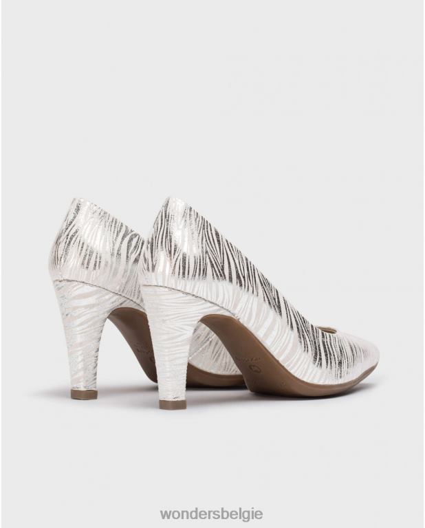 uit schoenen 6X06D62 gebroken witte schoenpomp vrouwen Wonders