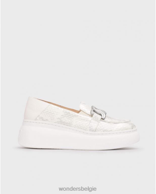 uit schoenen 6X06D199 off white begin mocassin vrouwen Wonders