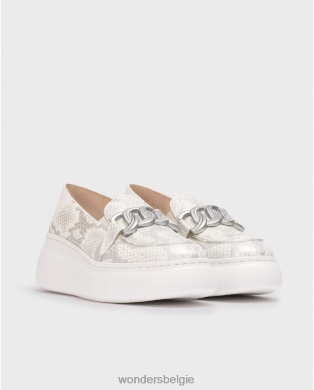 uit schoenen 6X06D199 off white begin mocassin vrouwen Wonders