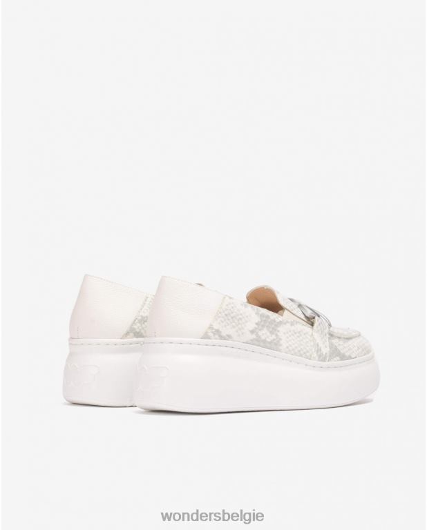 uit schoenen 6X06D199 off white begin mocassin vrouwen Wonders