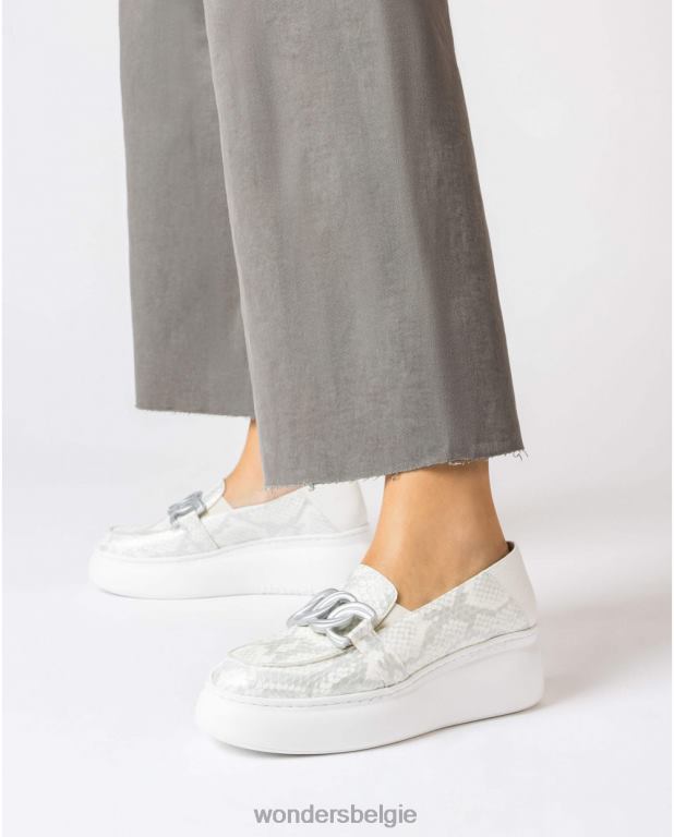 uit schoenen 6X06D199 off white begin mocassin vrouwen Wonders
