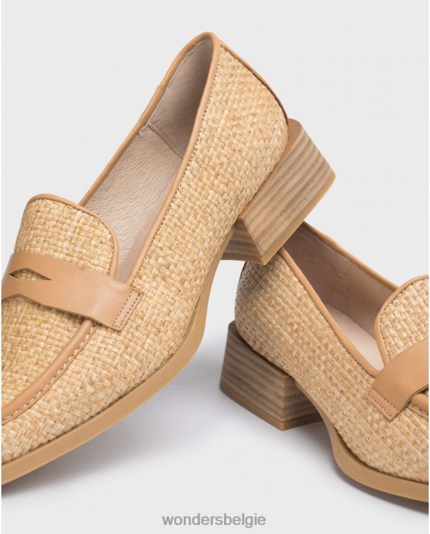 zand schoenen 6X06D219 zand vasava mocassin vrouwen Wonders