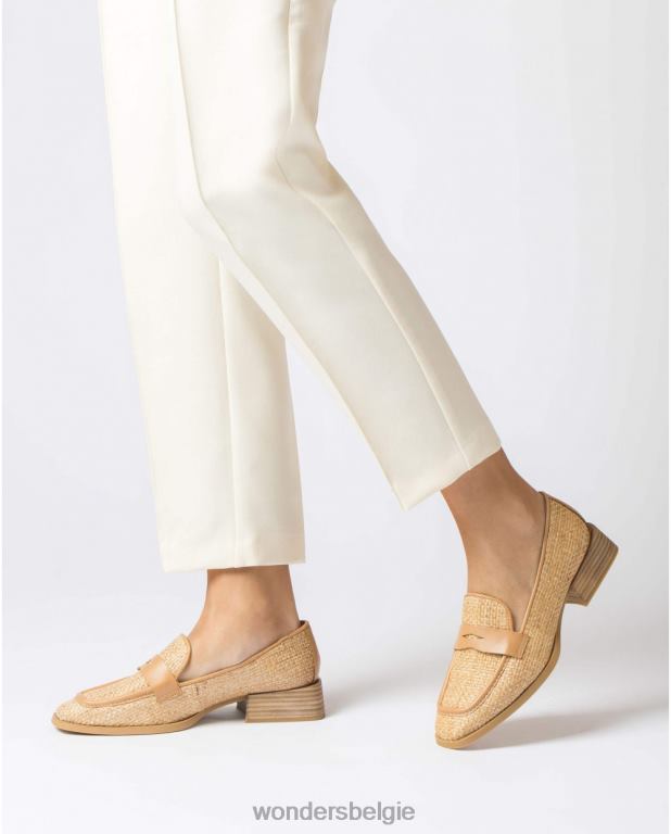 zand schoenen 6X06D219 zand vasava mocassin vrouwen Wonders