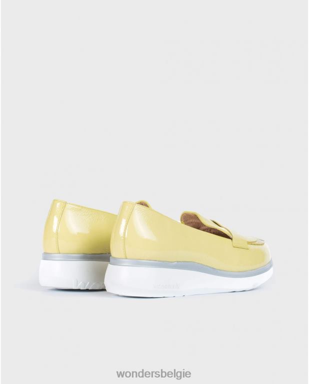 zonnig schoenen 6X06D423 zonnige lakleren mocassins met franjes vrouwen Wonders