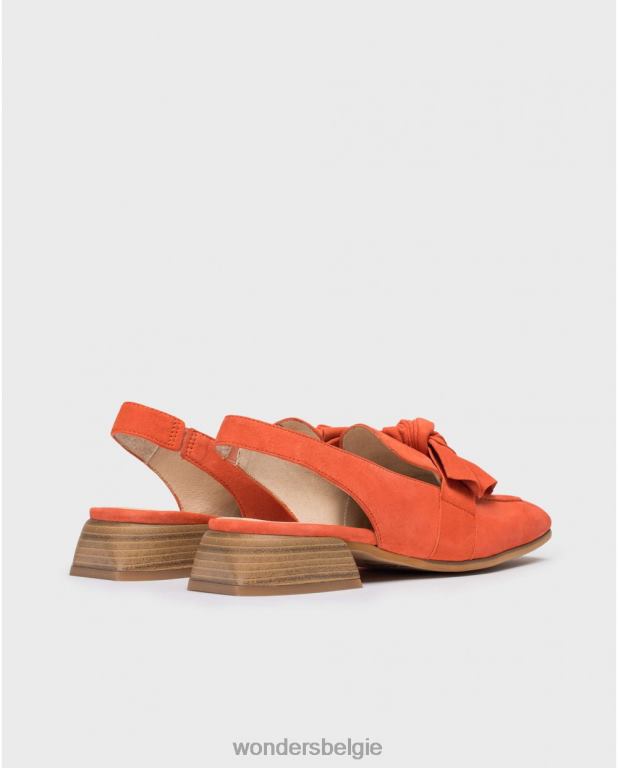 koraal schoenen 6X06D141 koraal oranje watts schoen vrouwen Wonders
