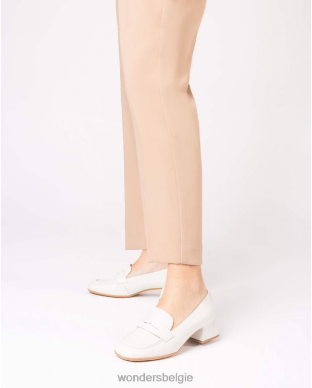 uit schoenen 6X06D222 gebroken witte mocassin cadeau vrouwen Wonders