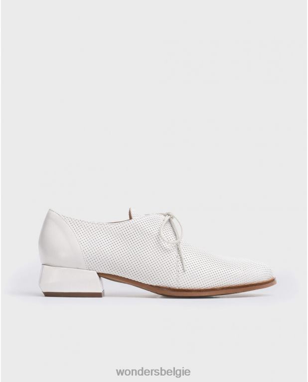 uit schoenen 6X06D420 off-schoen met geometrische hak vrouwen Wonders