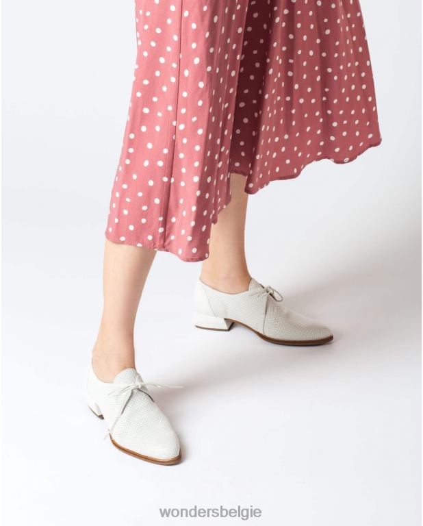 uit schoenen 6X06D420 off-schoen met geometrische hak vrouwen Wonders