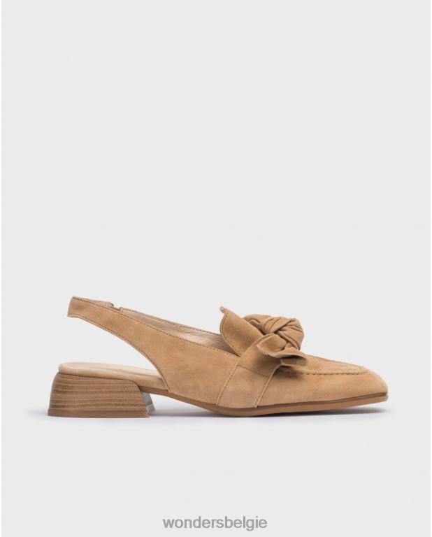 zand schoenen 6X06D142 zandbruine watts schoen vrouwen Wonders