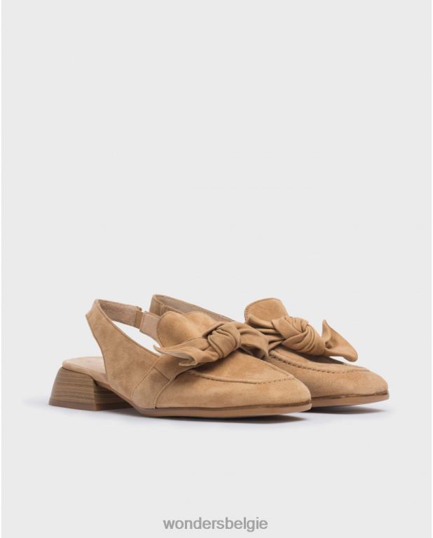 zand schoenen 6X06D142 zandbruine watts schoen vrouwen Wonders