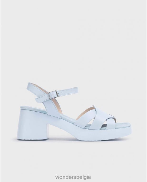 blauw schoenen 6X06D162 blauwe georgina sandaal vrouwen Wonders