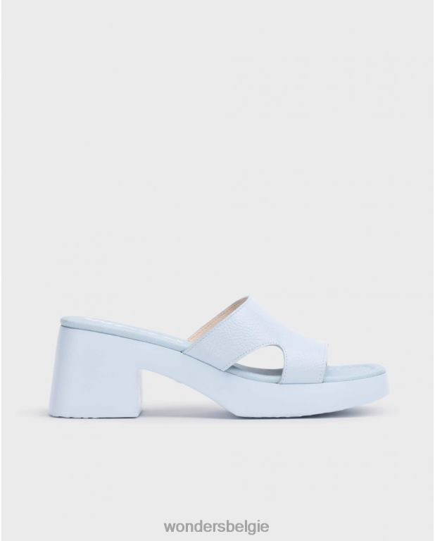 blauw schoenen 6X06D168 blauwe motelsandaal vrouwen Wonders