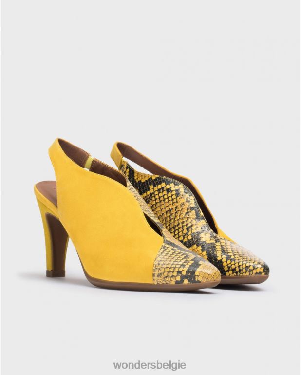 citroen/amar schoenen 6X06D413 citroen/amar v-cut leren pumps vrouwen Wonders