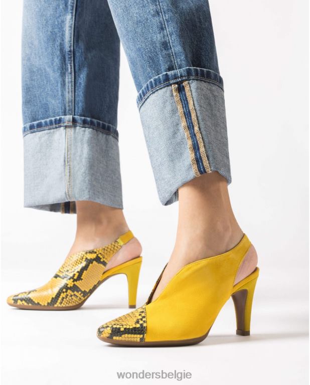 citroen/amar schoenen 6X06D413 citroen/amar v-cut leren pumps vrouwen Wonders