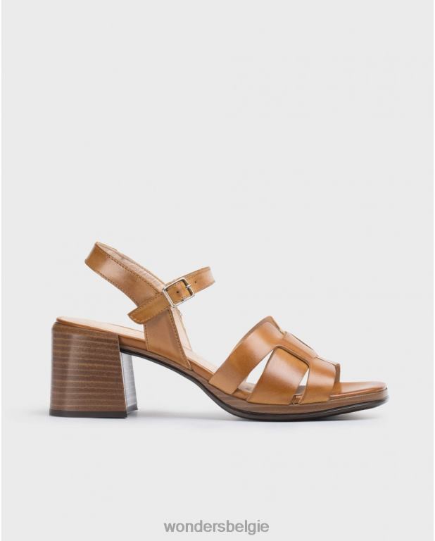 conac schoenen 6X06D326 conac bruine dop sandaal vrouwen Wonders