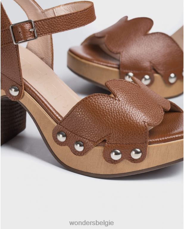 cuero schoenen 6X06D407 cuero gevlochten lederen sandaal vrouwen Wonders