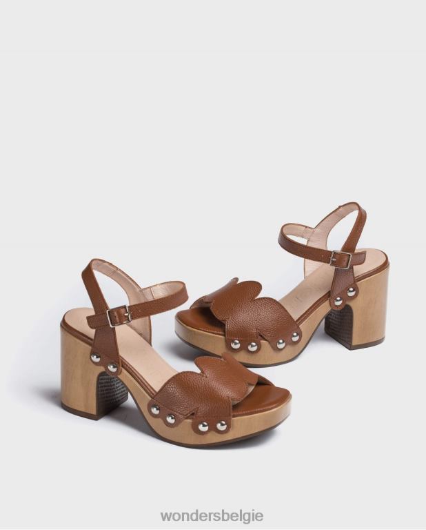 cuero schoenen 6X06D407 cuero gevlochten lederen sandaal vrouwen Wonders