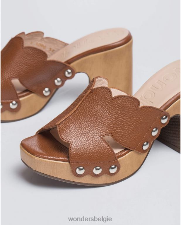 cuero schoenen 6X06D410 cuero cuero lederen plateauklomp vrouwen Wonders