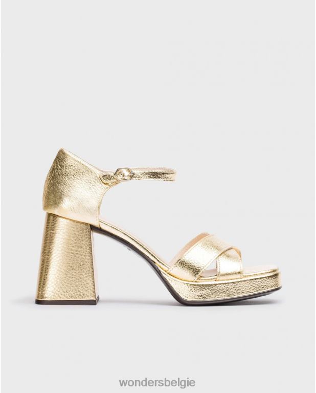 goud schoenen 6X06D54 gouden julia sandaal vrouwen Wonders