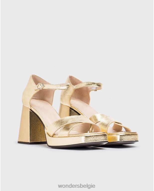 goud schoenen 6X06D54 gouden julia sandaal vrouwen Wonders