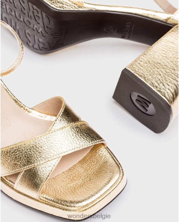 goud schoenen 6X06D54 gouden julia sandaal vrouwen Wonders