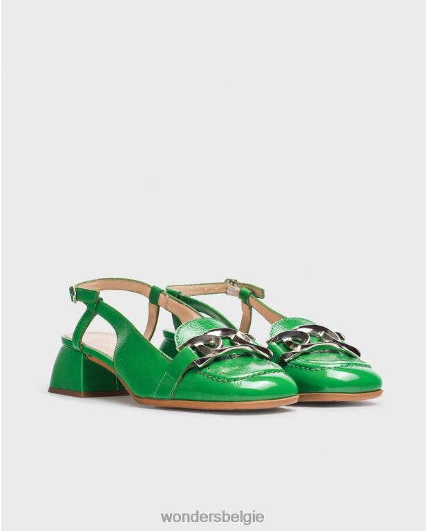 jade schoenen 6X06D101 jade groene maxine sandaal vrouwen Wonders