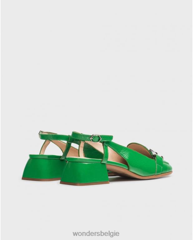 jade schoenen 6X06D101 jade groene maxine sandaal vrouwen Wonders