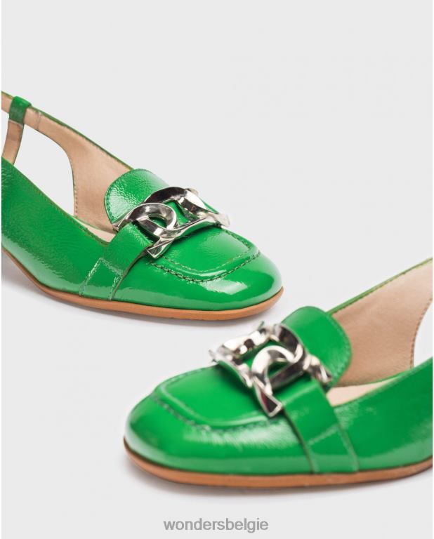 jade schoenen 6X06D101 jade groene maxine sandaal vrouwen Wonders