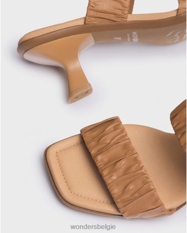 kameel schoenen 6X06D319 camel bruine lagune sandaal vrouwen Wonders