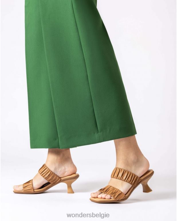 kameel schoenen 6X06D319 camel bruine lagune sandaal vrouwen Wonders