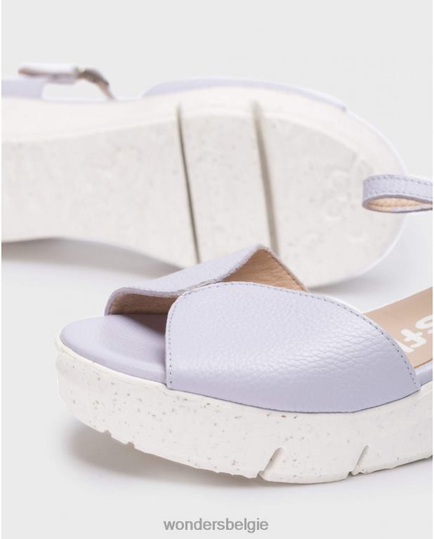 lavendel schoenen 6X06D250 lavendel violette sandaal vrouwen Wonders
