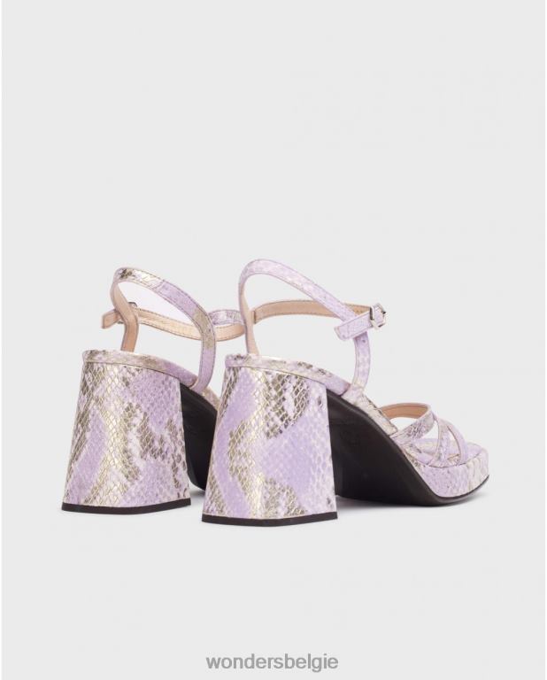 lavendel schoenen 6X06D3 lavendel violet liefdessandaal vrouwen Wonders