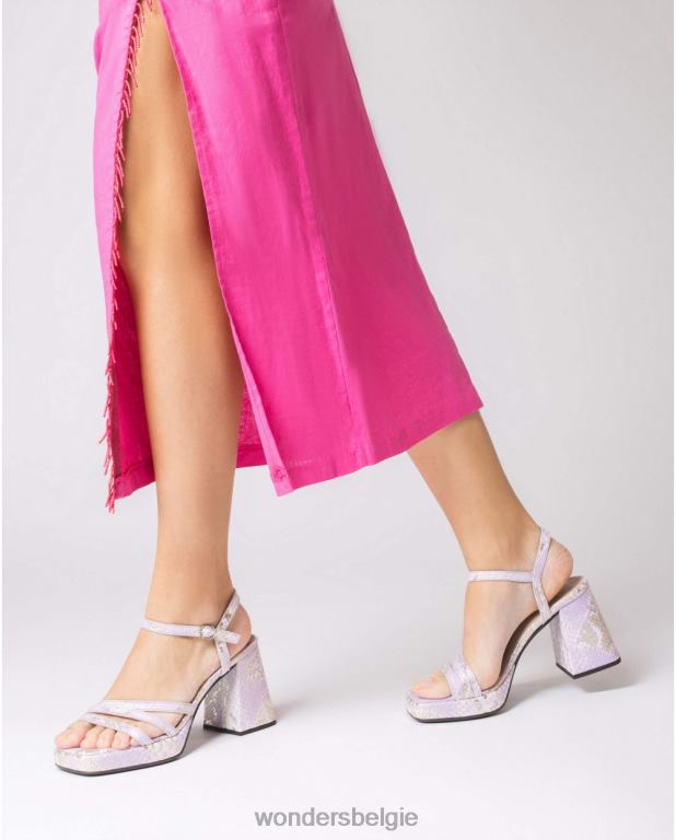 lavendel schoenen 6X06D3 lavendel violet liefdessandaal vrouwen Wonders
