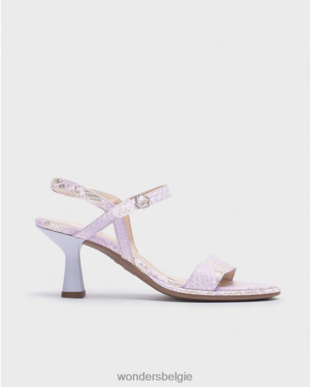 lavendel schoenen 6X06D65 lavendel violet coco sandaal vrouwen Wonders