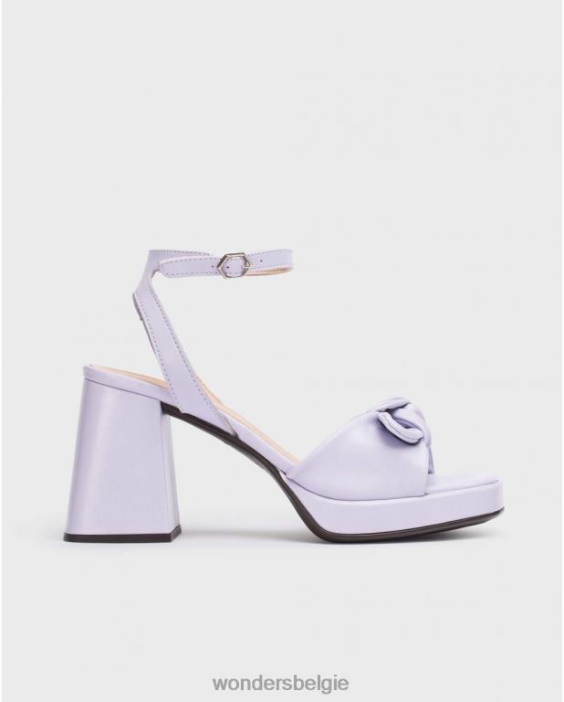 lavendel schoenen 6X06D71 lavendel zwarte lexi sandaal vrouwen Wonders
