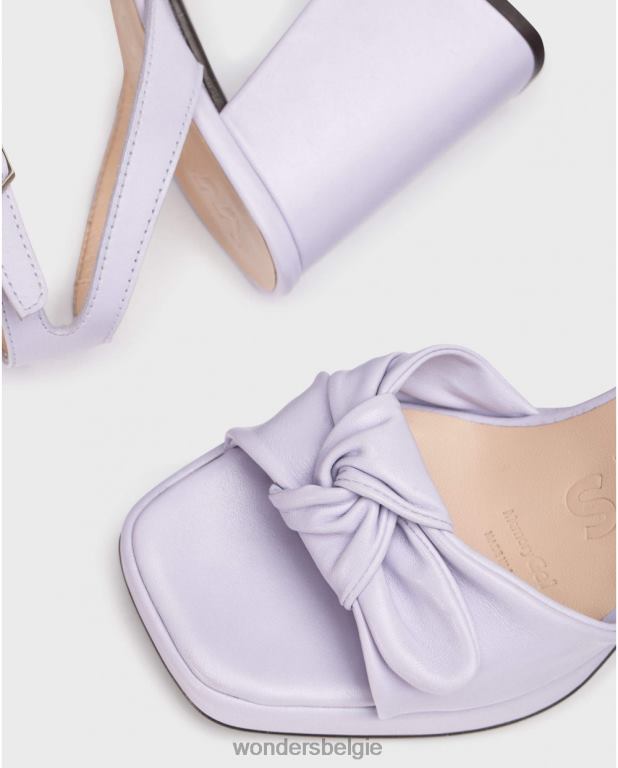 lavendel schoenen 6X06D71 lavendel zwarte lexi sandaal vrouwen Wonders