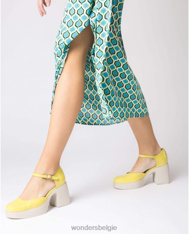 lima schoenen 6X06D148 lima gele lala mary jane vrouwen Wonders