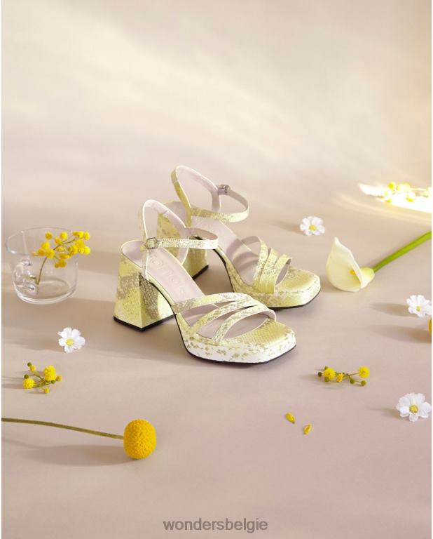 lima schoenen 6X06D1 lima limoengroene liefdessandaal vrouwen Wonders