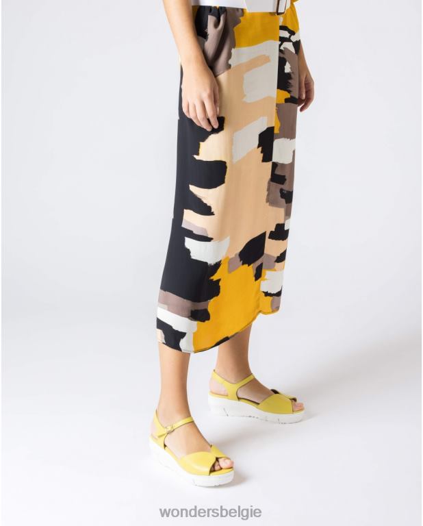 lima schoenen 6X06D251 lima gele sandaal vrouwen Wonders
