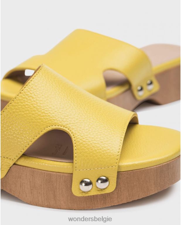 lima schoenen 6X06D25 lima limoengroene dalia sandaal vrouwen Wonders