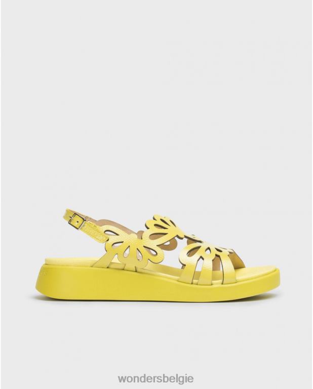 lima schoenen 6X06D41 lima limoengroene margarita sandaal vrouwen Wonders