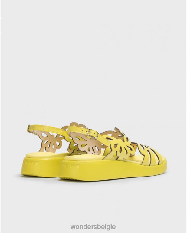 lima schoenen 6X06D41 lima limoengroene margarita sandaal vrouwen Wonders