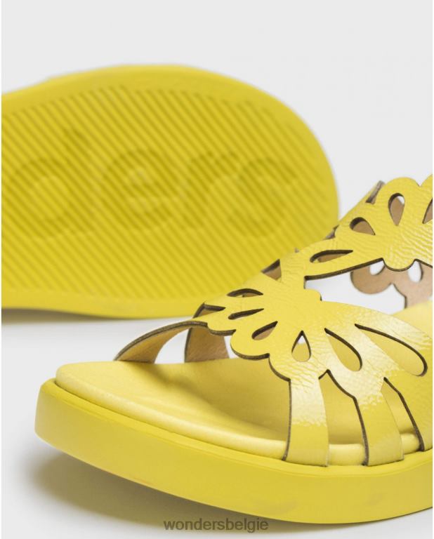 lima schoenen 6X06D41 lima limoengroene margarita sandaal vrouwen Wonders