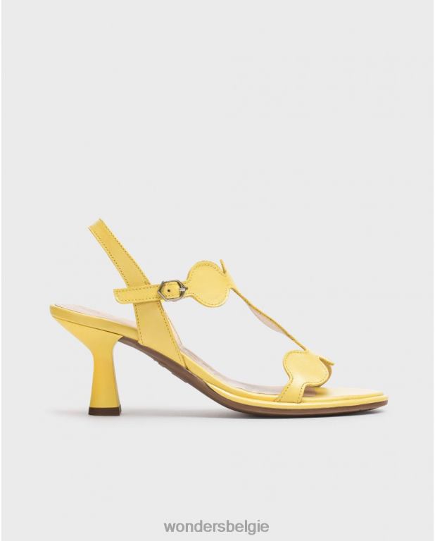 lima schoenen 6X06D75 lima geel getrokken sandaal vrouwen Wonders
