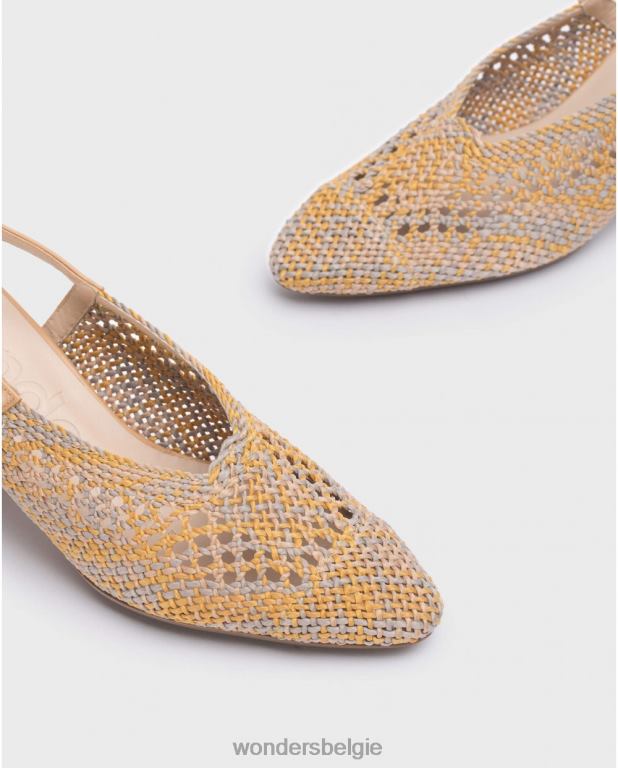 meeste/zand schoenen 6X06D144 most/sand zwarte lexi schoen vrouwen Wonders